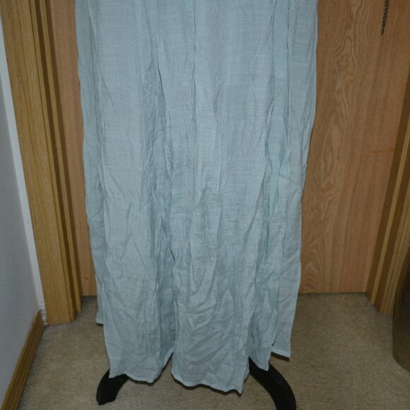 NWT Flawless Ruffle Tie Back Boho Beachy Wedding Guess Maxi Dress - Picture 8 of 11